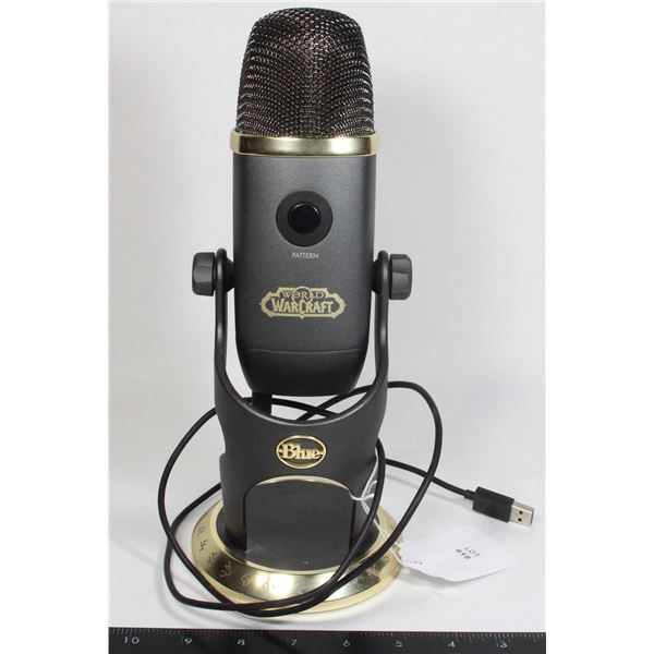 #619 World Of Warcraft Blue Yeti X Microphone