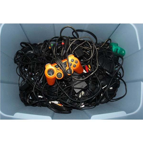 #620 Giant Video Game Controller Cord Assorted Lot