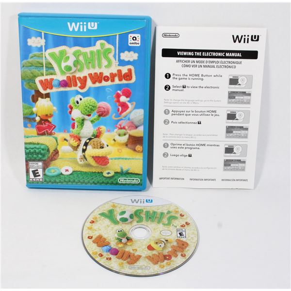 #634 Nintendo Wii U Yoshi's Woolly World Game