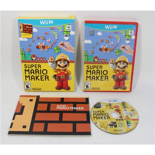 #636 Nintendo Wii U Super Mario Maker Game