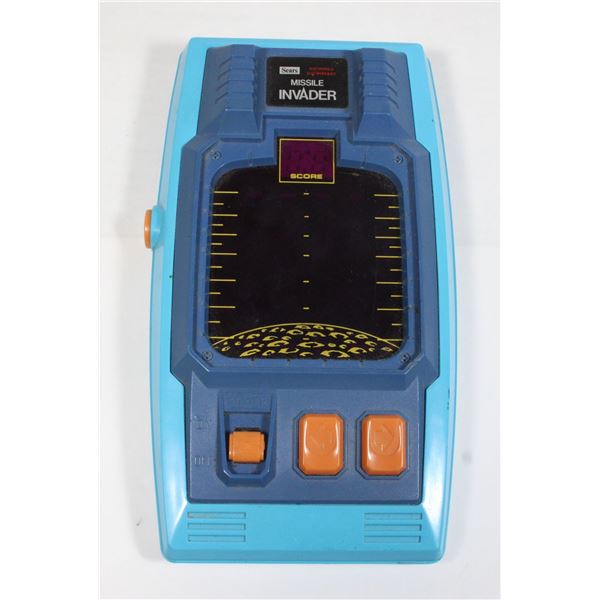 #649 Sears Missile Invader Handheld Game Works!