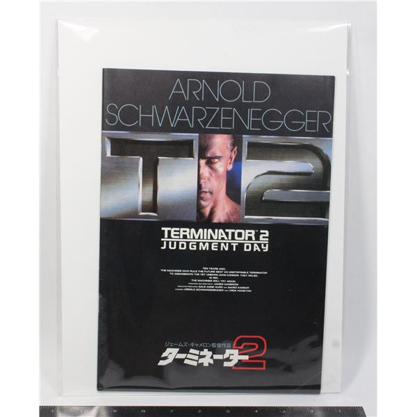 #761 1991 Movie Promo Book Terminator 2