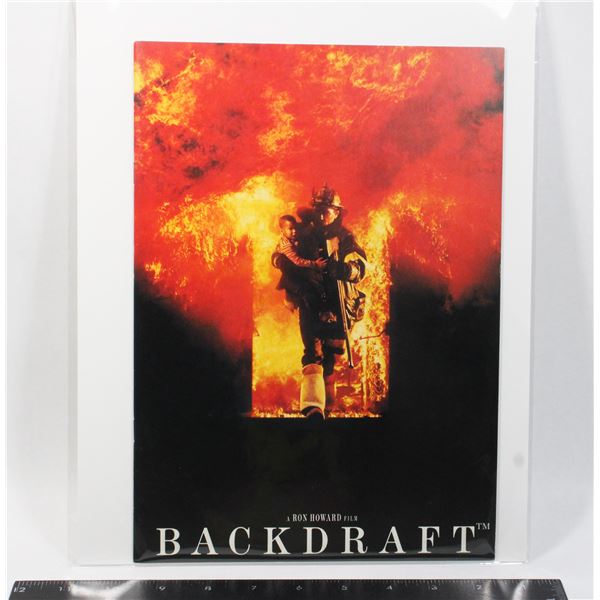 #781 1991 Japan Movie Promo Book Backdraft