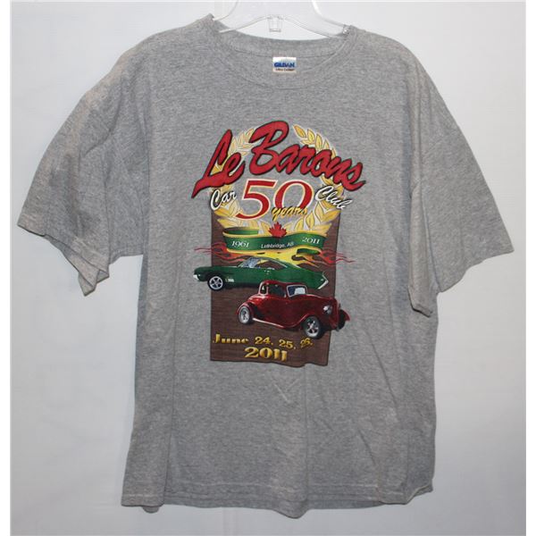 #827 T-Shirt 2011 Le Barrons 50th Lethbridge Auto