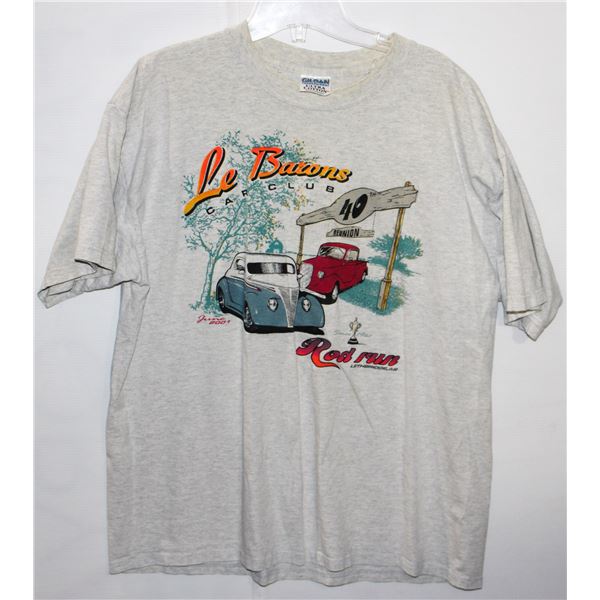 #828 Le Barons Cap Cluf Rod Run Lethbridge Shirt