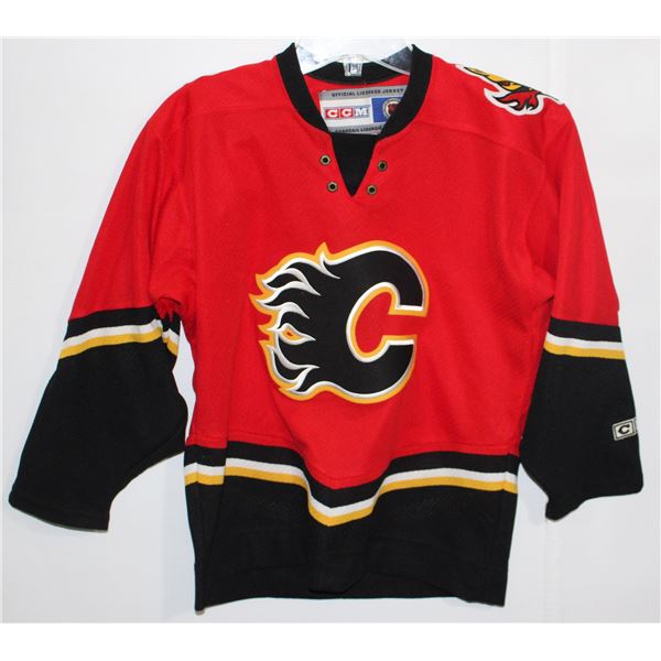 #856 Calgary Flames Jersey CCM NHL Made in Canada