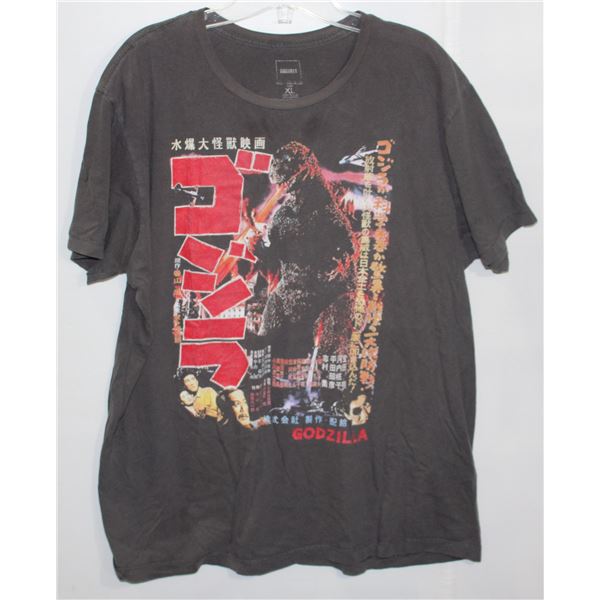 #859 Godzilla T-Shirt Size XL Distressed Condition