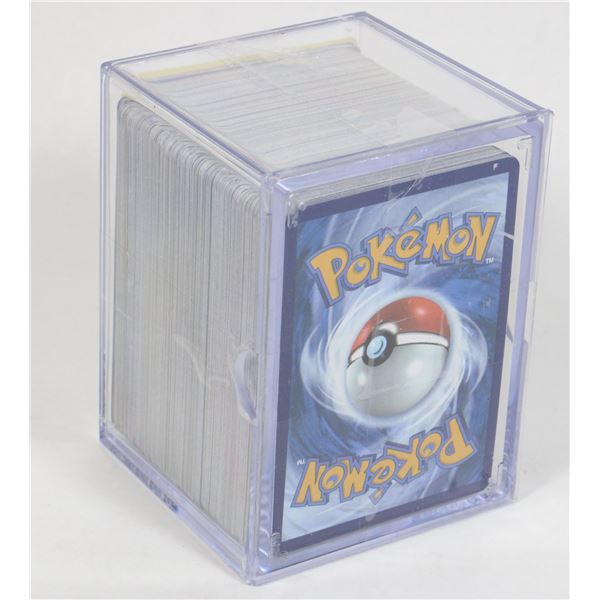 #884 Pokémon Card Lot in Plastic Case