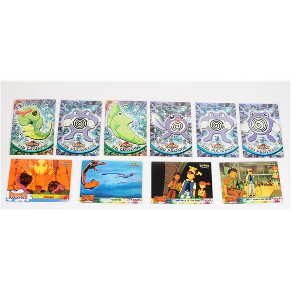 #886 Lot of 10 Topps TV Pokémon Cards 1998