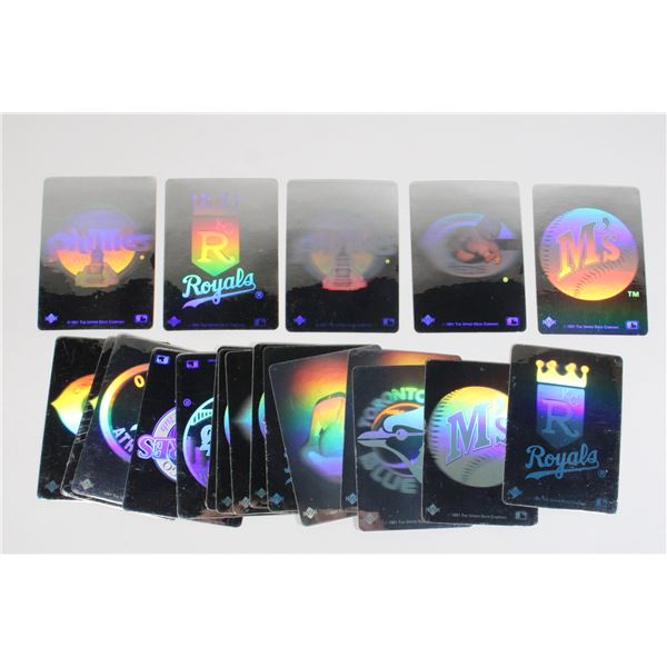#894 1991 Upper Deck MLB Holographic Card Lot