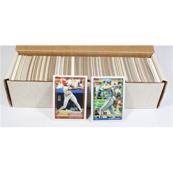 #907 Long Box of Vintage MLB Baseball Cards
