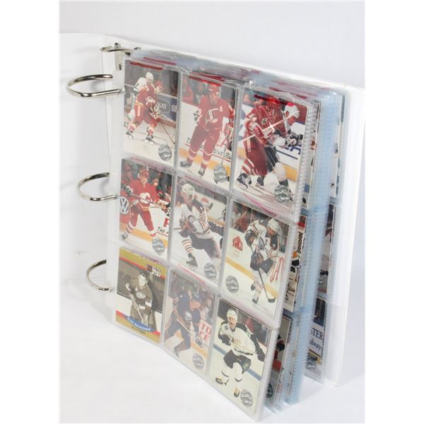 #917 160+ NHL Hockey Cards Binder Pro Set 1991 -92
