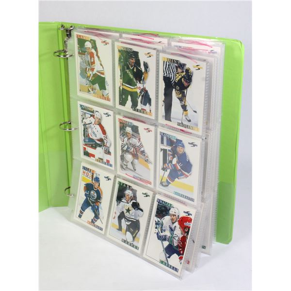 #918 140+ NHL Hockey Cards Binder Pinnalce 1995