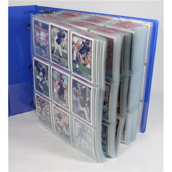 #919 350+ NFL Football Cards Binder Topps 1991