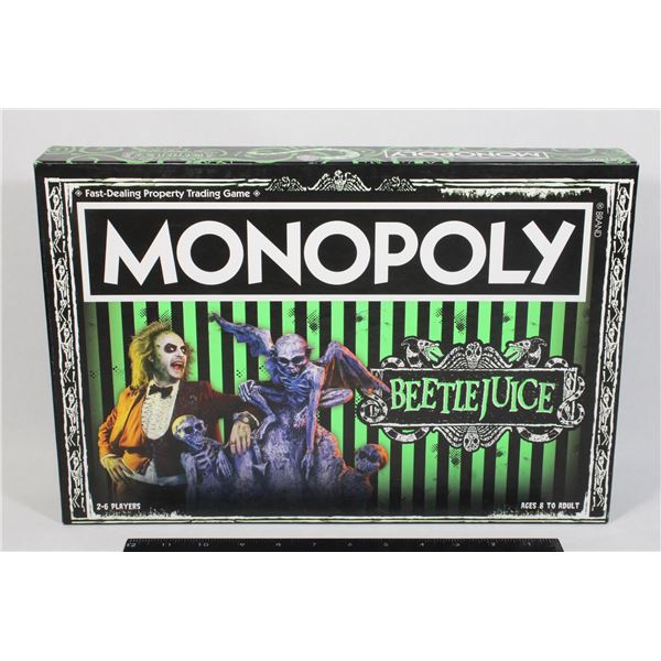#949 Beetlejuice Monopoly Game Complete in Box
