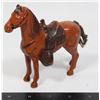 Image 1 : #952 Vintage Plastic Model Toy Horse w/ Saddle