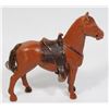 Image 2 : #952 Vintage Plastic Model Toy Horse w/ Saddle