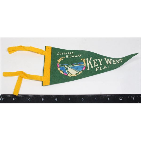 #958 1900's Pennant Key West Florida Highway