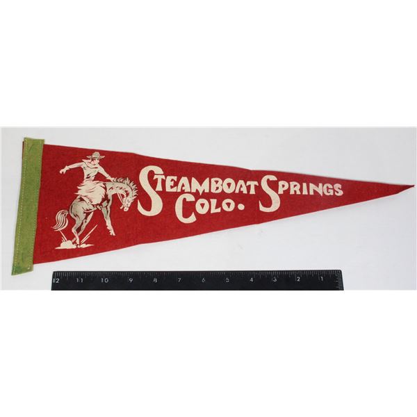 #980 1950's Pennant Steamboat Springs Colorado