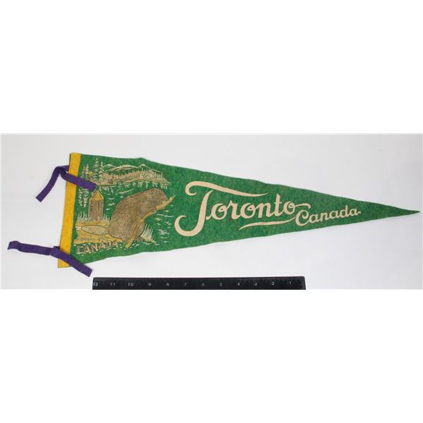 #983 1950's Pennant Toronto Canada Beaver