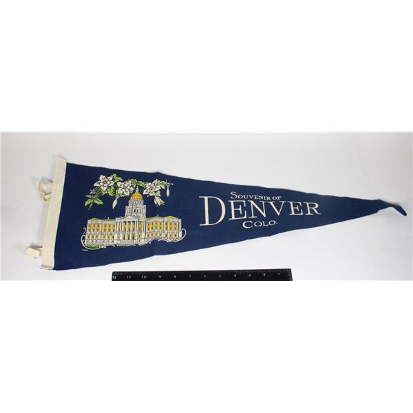 #998 1950's Pennant Souvenir of Denver Colorado