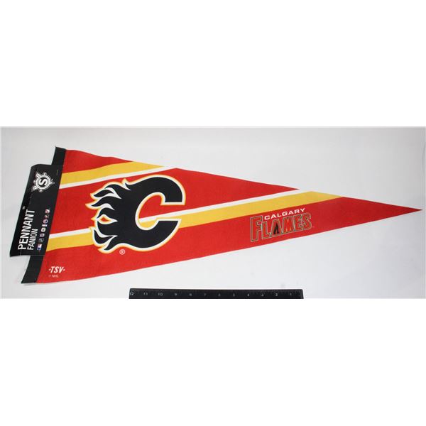 #1019 Modern Calgary Flames Pennant w/ Tag