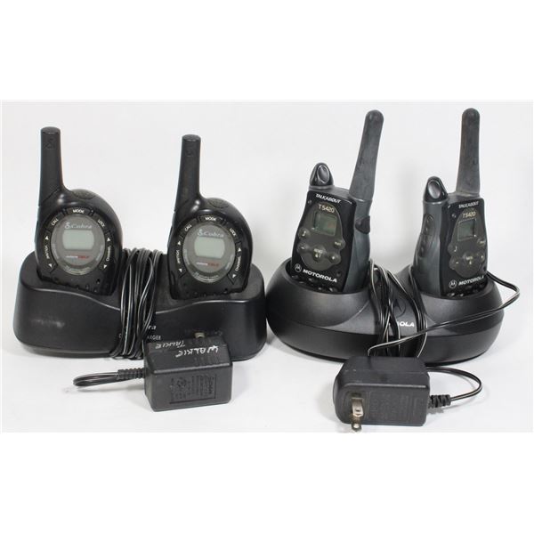 #1021 Pairs Walkie Talkie Motorola Cobra to repair
