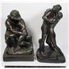 Image 1 : #1022 Pair of 1970's Romantic Model Statues