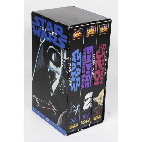 #1023 Star Wars Trilogy VHS Original Series 1995
