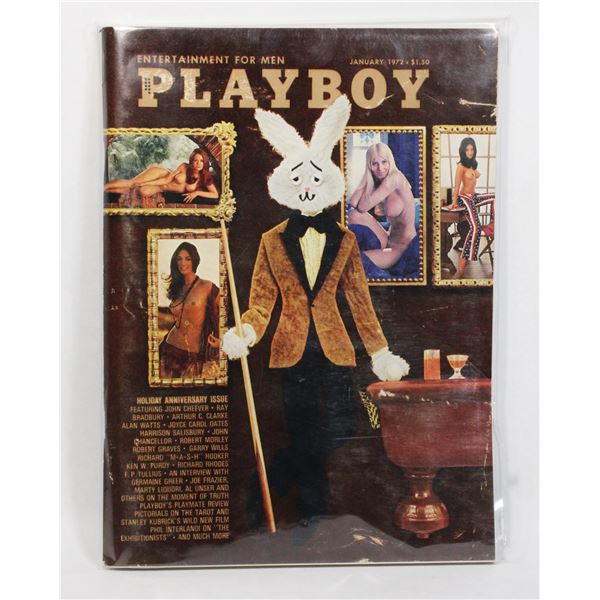 #1027 Playboy Magazine January 1972