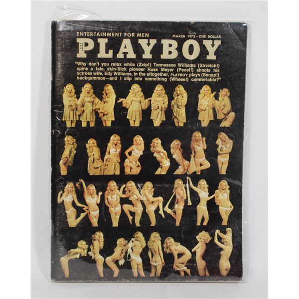 #1030 Playboy Magazine March 1973