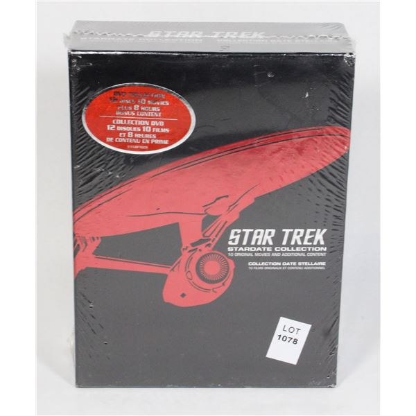 #1078 Sealed Star Trek DVD Collection 10 Movies