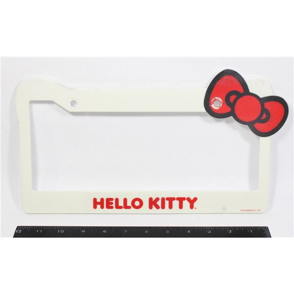 #1082 Hello Kitty License Plate Cover Sanrico