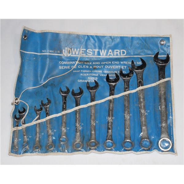 #1093 Metal Tool Wrench Set Chrome Vanadium