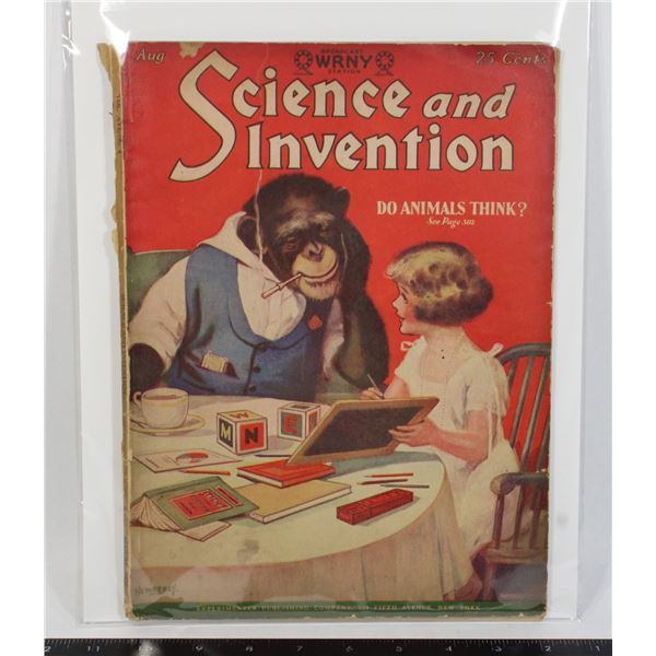 #1110 August 1928 Science and Invention Magazine