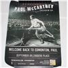 Image 1 : #1114 Paul McCartney Edmonton Poster 24 x 18 Inch