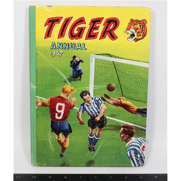 #1118 British Childrens Tiger Annual 1957