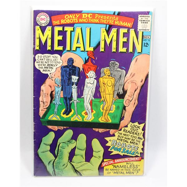 #1124 Detective Comics Metal Men #16 Nov 1965