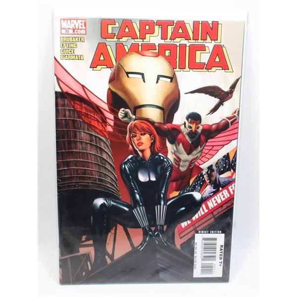 #1141 Marvel Comics Captain America #32 Jan 2008