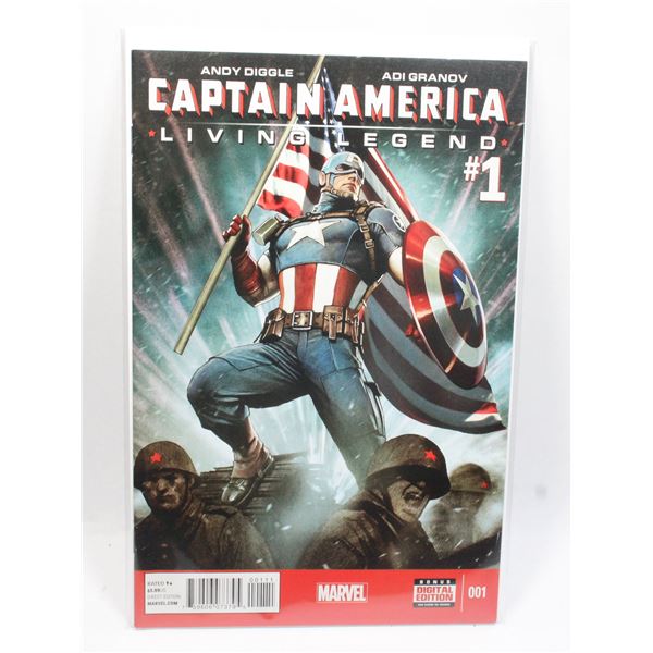 #1144 Marvel Comics Captain America Living Legend