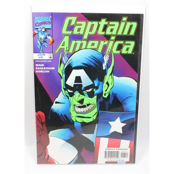 #1147 Marvel Comics Captain America #6 June 1998