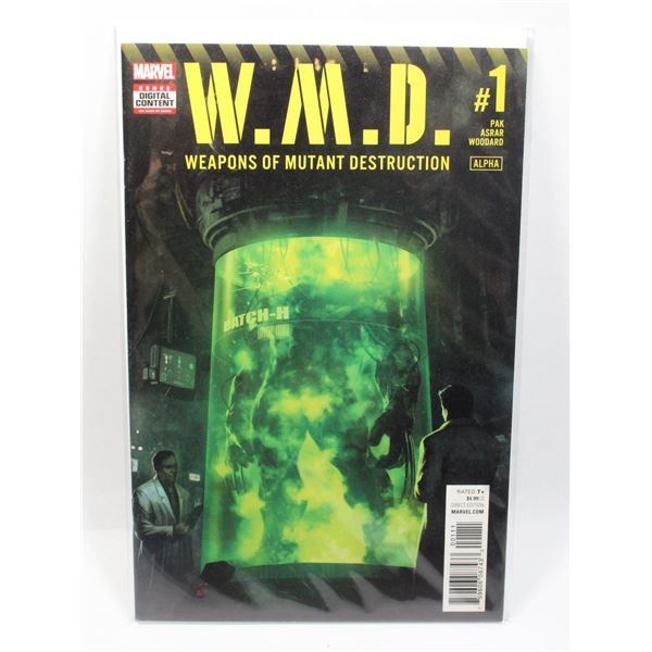 #1149 Marvel Comics W.M.D. Alpha #1 August 2017