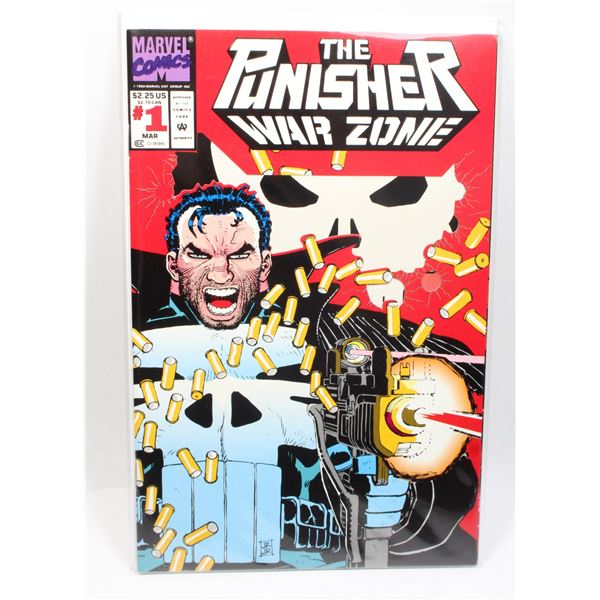 #1158 Marvel Comics The Punisher War Zone #1 1992
