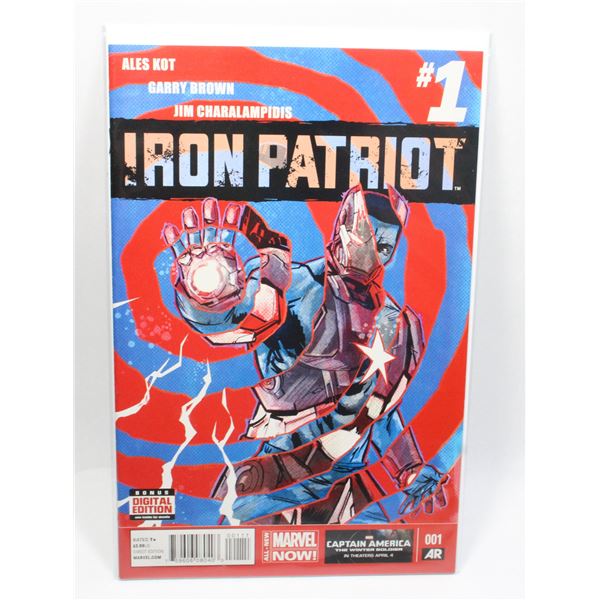 #1163 Marvel Comics Iron Patriot #1 March 2014
