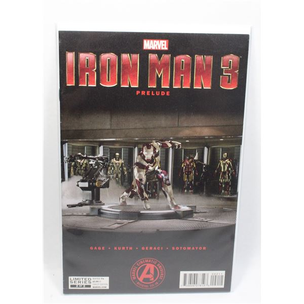#1167 Marvel Comics Iron Man 3 Prelude #2 2013
