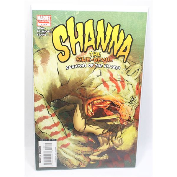 #1174 Marvel Comics Shanna The She-Devil #4 2007