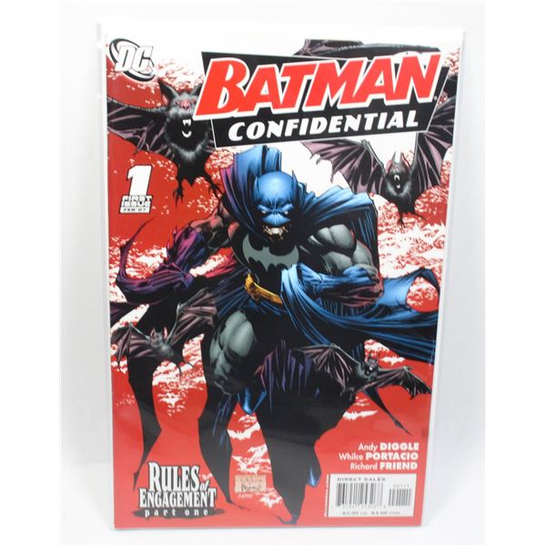 #1192 Detective Comics Batman Confidenial #1 2007
