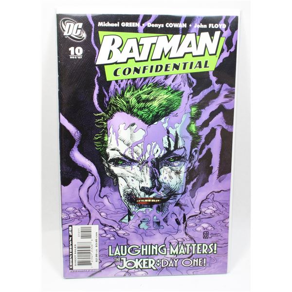#1209 DC Comics Batman Confidential #10 2007