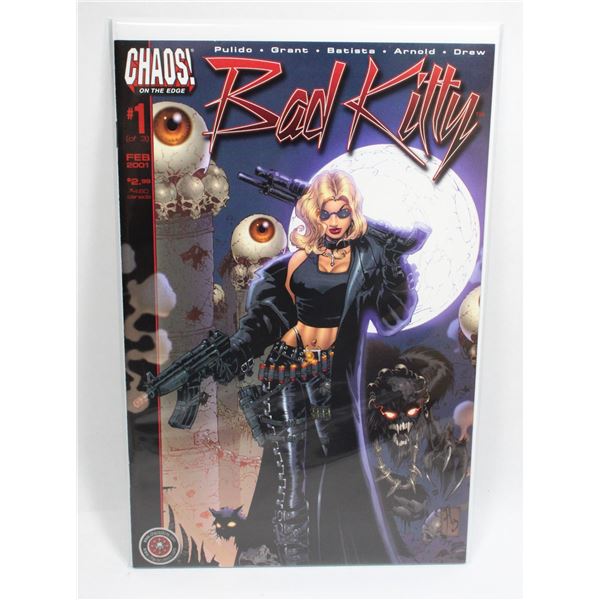 #1253 Chaos Comics Bad Kitty #1 February 2001