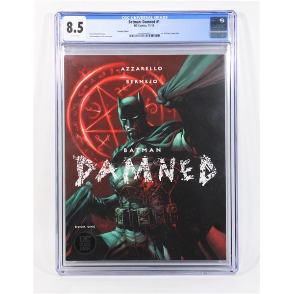 #1262 CGC 8.5 Detective Comics Batman Damned #1